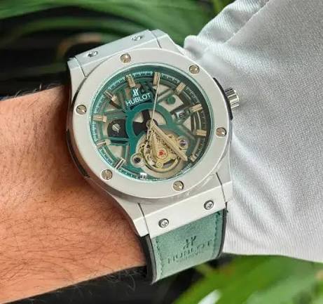 Huboler Watch with Master Lock And Date Working Premium Quality (Perfect Gift For Men