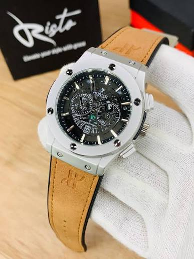 Huboler Watch with Master Lock And Date Working Premium Quality (Perfect Gift For Men