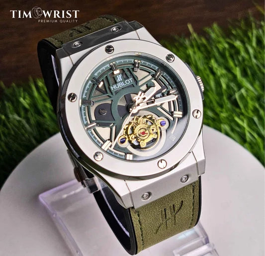 Huboler Watch with Master Lock And Date Working Premium Quality (Perfect Gift For Men